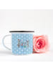 Mr. & Mrs. Panda Kaffeetasse Koala Familie zwei ohne Spruch in Blau Pastell