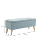 HOMCOM Sitzbank in Grün 110L x 39B x 45H cm
