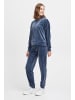 Oxmo Kapuzensweatjacke OXMitty Sweat set in blau