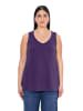 Ulla Popken Strick-Top in tiefes violett