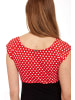 Pussy Deluxe T-Shirt Red Dots Basic in schwarz/allover