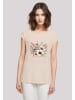 F4NT4STIC T-Shirt Blumenstrauß Boho in Whitesand