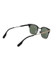 Ted Baker Männer Sonnenbrille Browline Schwarz