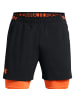 Under Armour Laufshorts/Leggings UA VANISH WVN 2IN1 VENT STS in Schwarz