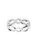 Thomas Sabo Ring "Eternityring Love Knot Zirkonia weiß" in Silber