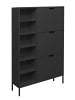 58 aufm Kessel SCHUHSCHRANK Erna 95x25x141 Anthrazit matt Lack
