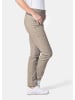 GOLDNER Kurzgröße:  Freizeithose mit Teildehnbund in beige