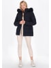 Usha Women Coat in navy