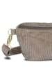 Zwei Mademoiselle.M Gürteltasche 25 cm in cord mocca