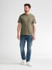 Petrol Industries Baumwoll-T-Shirt mit Print zimmer in Grün