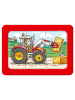 Ravensburger Bagger, Traktor und Kipplader. My first puzzle - Rahmenpuzzle 3 x 6 Teile |...