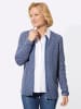 WITT WEIDEN Strickjacke in mittelblau-meliert