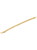 Adeliás Unisex Armband – Panzerarmband aus Edelstahl 21 cm in gold