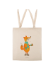 Mr. & Mrs. Panda Tote Bag Fuchs Keks ohne Spruch in Creme