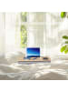 relaxdays Laptopkissen in Natur/ Grau - (B)46 x (H)5,5 x (T)35 cm