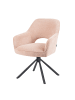 DUBI Möbel 2er-Set: Drehstuhl Mika-Ben in Rosa - (B)60 x (H)87 x  (T)65 cm