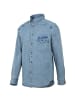 IXS M CARVE DIGGER ORGANIC DENIM SHIRT in Blau