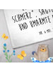 Mr. & Mrs. Panda Gästehandtuch Hase Igel mit Spruch in Weiß