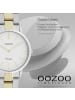 Oozoo Analog-Armbanduhr Oozoo Vintage Series silber, gold mittel (ca. 34mm)