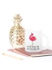 Mr. & Mrs. Panda Trinkbecher Flamingo Stolz mit Spruch in Transparent