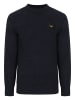 Threadbare Strickpullover Macsen in Navy / Deep Blue Melange