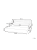Beliani Tagesbett MONTARGIS in Rosa - (W) 91 x (H) 94 x (L) 219 cm