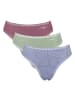 Sloggi Slip 3er Pack in Lila/Grün/Beere