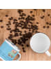 Mr. & Mrs. Panda Kaffeebecher Fabelhafte Brautjungfern mit Spruch in Sky Blue
