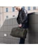 SID & VAIN Leder-Reisetasche Leder Weekender Unisex CHAD in grün