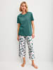 Calida Pyjama in north sea green