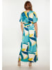 faina Damen Kleid in Blau Mehrfarbig