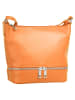 Cluty Umhängetasche echt Leder in orange