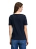BETTY & CO Basic Shirt mit Rundhalsausschnitt in Dunkelblau