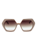 Ana Hickmann Frauen Sonnenbrille Geometrisch Creme