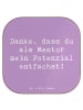 Mr. & Mrs. Panda Bierdeckel Spruch Mentor Potenzial mit Spruch in Lavendeltraum