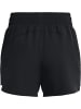 Under Armour Short "UA Flex Gewebeshorts (8 cm)" in Schwarz