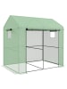 Outsunny Gewächshaus in Grün 200L x 140B x 200H cm