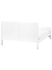 Beliani Doppelbett CHAMPAGNAT in Weiß - (W) 166 x (H) 100 x (L) 212 cm