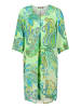 Betty Barclay Sommerkleid mit V-Ausschnitt in Green/Blue