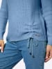 WITT WEIDEN Rundhals-Pullover in mittelblau