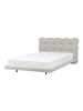 Beliani 2-tlg Doppelbett SOULISSE in Beige/Schwarz