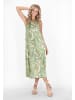 IZIA Women Dress in green multicolor