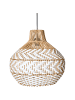 Beliani Pendelleuchten YAUCO in Weiß - (W) 40 x (H) 152 x (L) 40 cm
