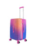 Saxoline Twist Trunk M ABS/PC Trolley in fuchsia gradient