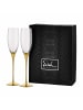 Eisch 2er Set Champagnergläser Champagner Exklusiv 180 ml in gold