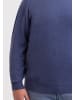 CASH-MERE.CH Rundhals Pullover in Jeans Blau
