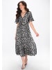 faina Women Dress in navy leo