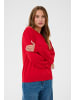 Kaffe Strickpullover KAlone Regular fit in Haute Red