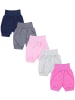 TupTam Baby Mädchen Sommershorts 5er Set in grau/rosa