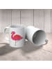 Mr. & Mrs. Panda Teetasse Flamingo Classic ohne Spruch in Weiß